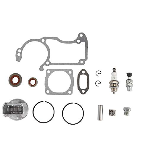 Kit de Cilindro de Motosserra 44mm, Vedação de óleo de Cilindro de Liga de Zinco, Vela de Ignição, P