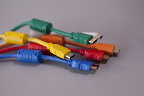 28Awg High Speed Hdmi Cable W/Ferrite Cores, Blue (6 Feet) #TOP7