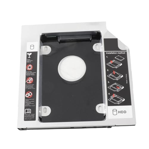 Caja externa de aluminio para CDROM 12.7mm para disco 2.5'' miniatura 6