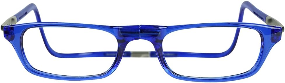 Clic Magnetic Reading Glasses for Men or Women, Computer Readers, Original Expandable (M-XL, Blue, 1.75 Magnification) - Image 2