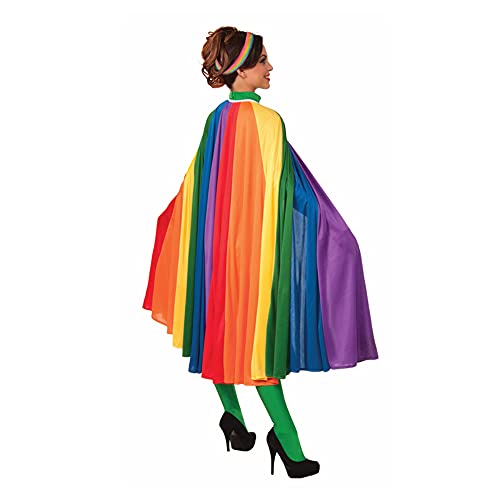 Cape Arc-en-ciel Adulte pour Festivals et Soirées Déguisées