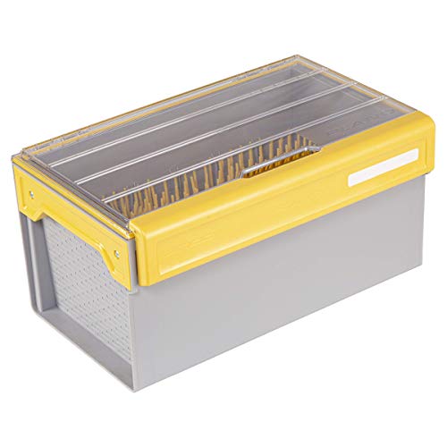 Plano Edge Master Crankbait XL Tackle Storage | Premium Tackle Organization with Rust Prevention, Clear/Yellow