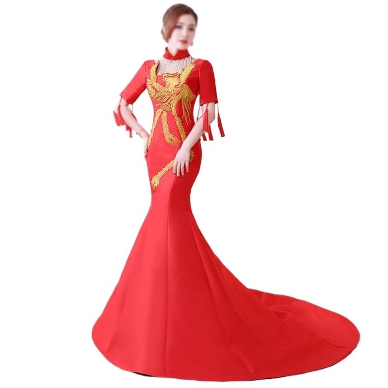 Robe de studio de style chinois pour briller lors de vos défilés