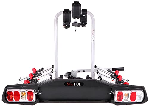 SIXTOL Bike 3 Portabici di alta qualità e robusto, gancio di traino per tre biciclette senza attrezzi