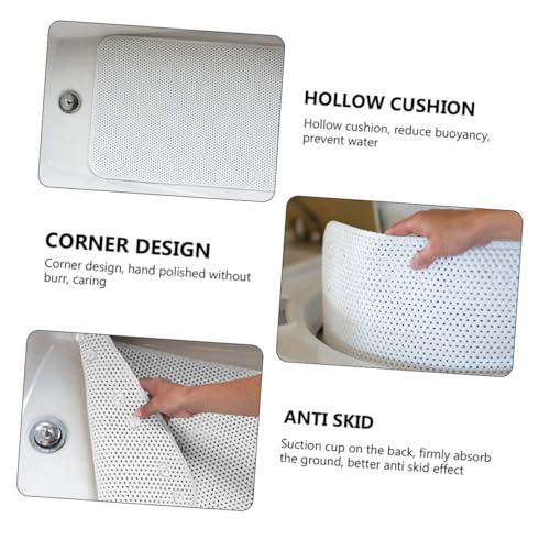 Alfombrilla lavable de PVC antideslizante con ventosas para ducha VALICLUD 4