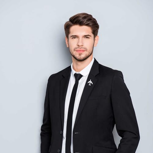 Image of Airplane Brooch Pin Plane Small Cute Aircraft Brooch Lapel Pins Collar Badge for Backpack Shirt Bag Accessories
