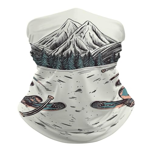 Neck Gaiter Mascarilla para Cara Transpirable a Prueba de Viento Cubierta Facial para Esquí con Juego Incluido, Máscara Balaclava Bandana para Cabeza para Hombres y Mujeres miniatura 1
