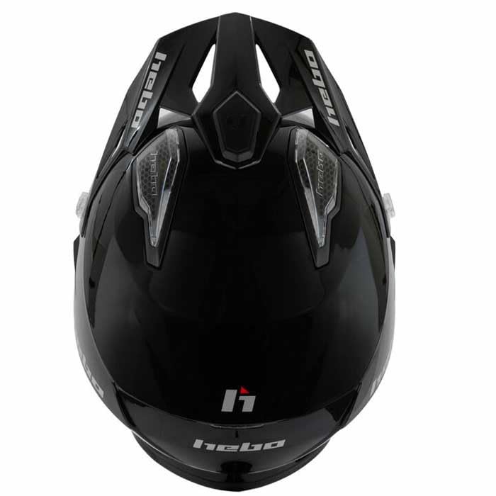 Hebo CASCO ZONE 5 Casco, Negro, Motociclismo