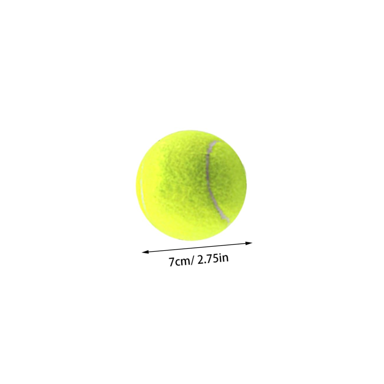 Hemoton 12Pcs Training Tennis Balls for Practice Elastic Design for Sports Training for Outdoor Use Durable Material for Beginners and Machines
