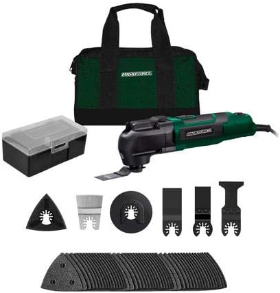 Masterforce 3.5-Amp Corded Oscillating Multi-Tool Kit - 54 Piece
