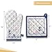 Maison d' Hermine 100% Cotton Oven Mitt & Pot Holder Set (7.5