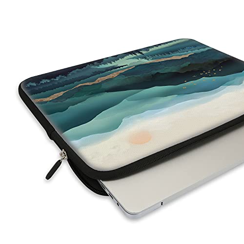 Lapac Nature Landscape Laptop Sleeve Bag 13.3 Inch, Water Repellent Neoprene Light Computer Skin Bag, Carrying Case Cover Bag Compatible With Macbook Pro 14 Inch, Macbook Air 13 Inch #TOP5