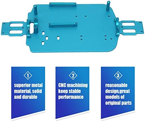 Miniatura 7 de Dilwe Kit de chasis de metal para coche RC para WLtoys A949 A959 A969 A979 k929 RC accesorio