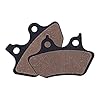 Front & Rear Brake Pads for Harley Heritage Softail FLSTCI FLSTC Davidson Heritage Classic 2000-2007/Fat Boy/Dyna Electra Glide/Sportster XLH883R/FXST Softail Standard/FXSTB Night Train