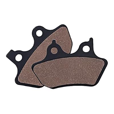 Front & Rear Brake Pads for Harley Heritage Softail FLSTCI FLSTC Davidson Heritage Classic 2000-2007/Fat Boy/Dyna Electra Glide/Sportster XLH883R/FXST Softail Standard/FXSTB Night Train