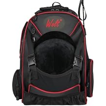 WOLT Professional Equestrian Backpack for Horse Riding, Equipment Pack Bag with Helmet Holder and Multiple Compartments