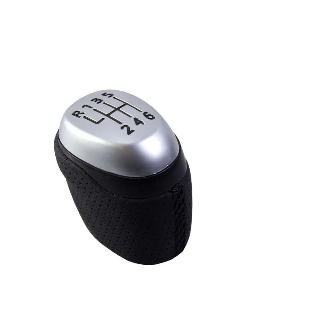 Poanbcgy Black 6 Speed Auto Parts Gear Shift Knob For Renault For Megane Mk4 For Renault For Kadjar For Talisman 2015-2022(Black 6 Speed)