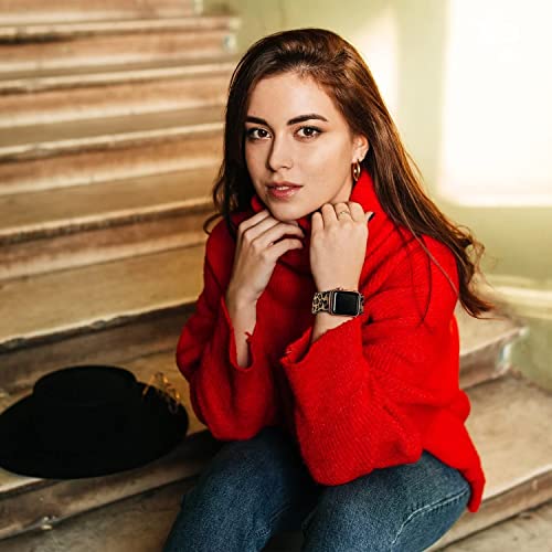 Image of VEMIGON Stretchy Band Compatible with Apple Watch Strap 46mm 45mm 44m 42mm 49mm 41mm 40mm 38mm, Adjustable Nylon Braided Solo Loop for iWatch Series 11 10 9 8 7 6 5 4 3 2 1 SE3 SE2 SE Ultra (No Watch)