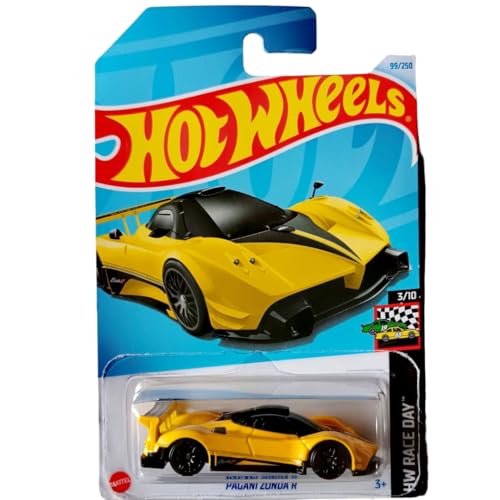 Hot Wheels Pagani Zonda R 1:64 Color Amarillo miniatura 1