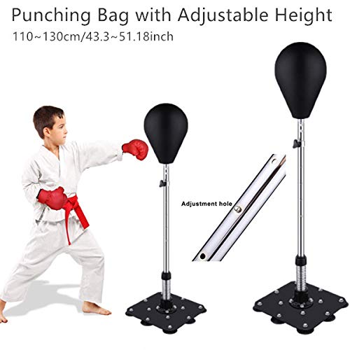 Casulo Punching Bag Reflex Boxing Bag Freestanding Punching Ball With Stand Speed Bag Adjustable Height For Kids And Adults For Exercise, Fitness & Stress Relief #TOP2