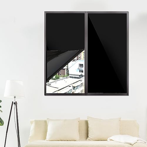 Película para ventana PRETYZOOM 50x200 cm color negro miniatura 7