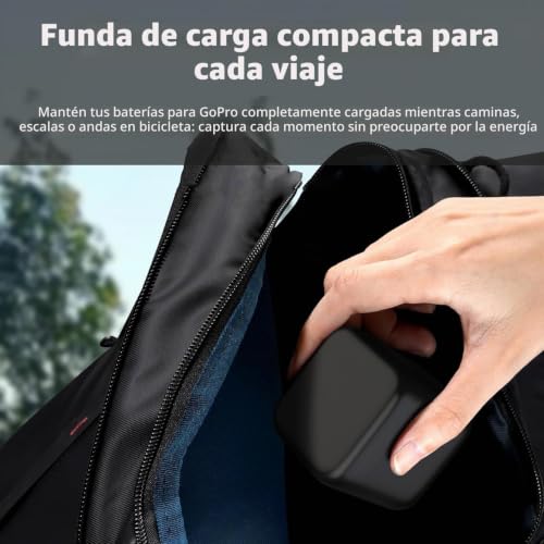Cargador triple Go Pro Hero 13 para evitar quedarte sin batería 7