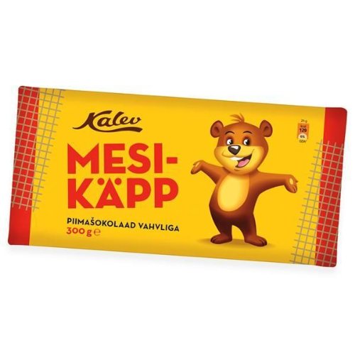 Mesikäpp milk chocolate with wafer 300g