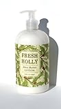 Greenwich Bay FRESH HOLLY Thanksgiving - Christmas Scents Hand and Body Lotion with Shea Butter 16oz