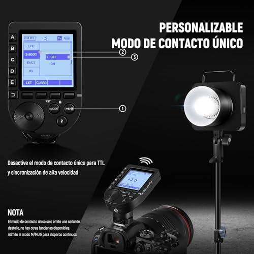 Ficha técnica NEEWER Q4 400Ws 2.4G TTL Flash de Estudio Nueva Apariencia 1/8000s HSS 2800mAh Batería 30W Lámpara Modelado 400 Luz Estroboscópica de Flash de Potencia Completa Fotografía Monoluz con Bowens Mount - Fernando Cortés