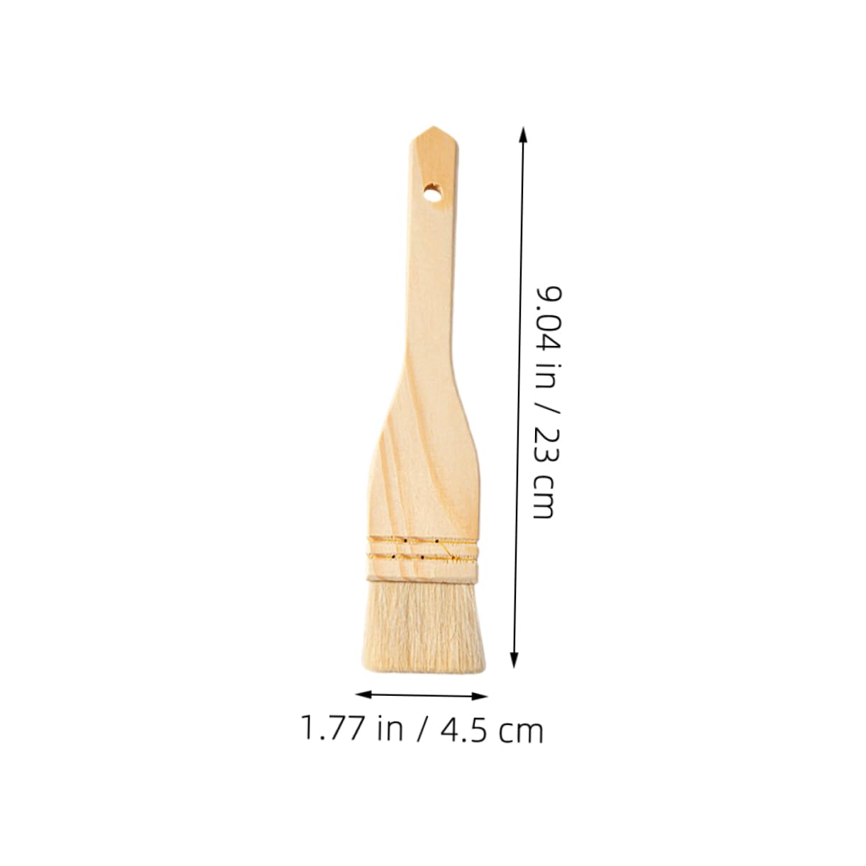 Cabilock 2Pcs Portable Wool Basting Brush Cooking Oil Brush for Bbq Baking and Outdoor Activities Easy to Clean for Marinades and Spreading Sauces