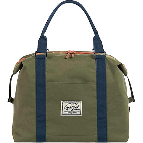 Lightpak Damentasche SWEETBOX, Damen Handtasche aus Polyester, Henkeltasche mit separatem Handyfach Gym Tote 36 Centimeters Green (Grün) Cover