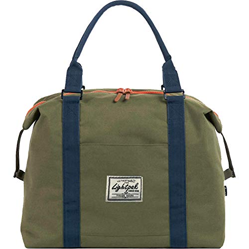 Lightpak Damentasche SWEETBOX, Damen Handtasche aus Polyester, Henkeltasche mit separatem Handyfach Bolso de Gimnasio 36 Centimeters Verde (Grün) Cover
