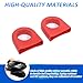 Bumper Tow Hook Covers Compatible with Land Rover Defender 2020-2025Car Rear Bumpers Tow Hook Protector,Rubber Tow Hook Covers Protect,Car Accessories Adds Cushioned Grip to Tow Strap (Red)