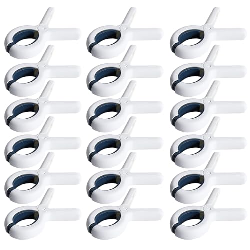 Image of Beach Towel Clips Beach Chair Clips Heavy Duty Beach Towel Clips Towel Clips for Cruise Towels Plastic Clothespins for Beach Chairs to Keep Your Towel from Blowing Away (18, Blue)