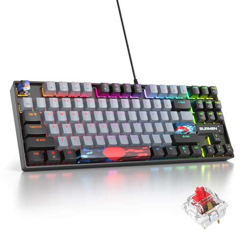 Clavier compact TKL pour ordinateur portable Windows au bureau