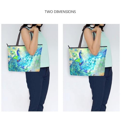 Image of Women Turtle Tote Bag Polyester Handbag Zippered Tote Bag Turtle Tote Purses,Summer Beach Tote Bag