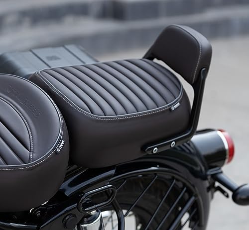 Image of Royal Enfield KXA00153 Brown Passenger Backrest Pad for Classic Reborn 350