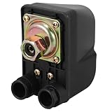 Zerodeko Wasserdruckschalter Ersatzteil für Pumpe 16a 4kw mit Kupfervergoldeter Membran und Gummidruckscheibe zur Vielseitigen Leckageverhinderung im Hauswasserwerk