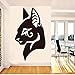 Ägyptische dekorative Tier Katze Kopf Wandaufkleber Kunst Design Wandtattoos Home Wohnzimmer Schlafzimmer dekorative Wandbild abnehmbare Vinyl Aufkleber 43 * 77cm