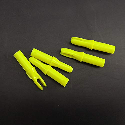 Zshjgjr 50 Pack Archery Arrow Nock Id 6.2Mm/.244" Plastic Insert Arrow Nocks Tail For Diy Hunting Shooting Arrows (Multi-Color-2) #TOP3
