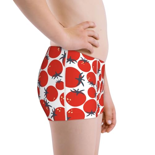 Boys' Cotton Boxer Brief Soft Underwear-Hand Drawn Tomatoes2