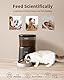 Puppy Kitty Futterspender für Katzen, automatisch, 2,4 G, WLAN, 4 l, Trockenfutterspender für Katzen & Hund, verbundene App, Sprachaufzeichnung 10S, 1-10 Mahlzeiten pro Tag