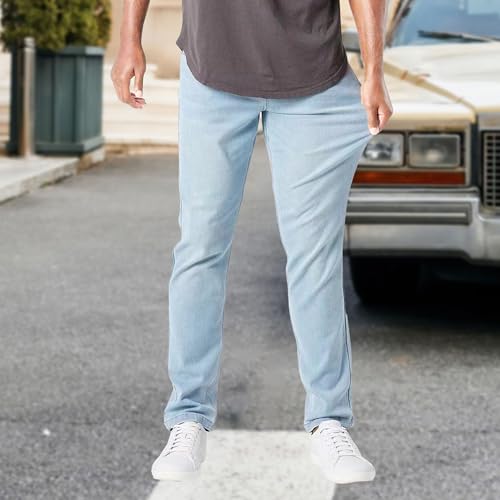 Men Baggy Jeans Mens Jeans Stretch Mens Straight Leg Jean Work Jean for Men Ultimate Comfort Pants3