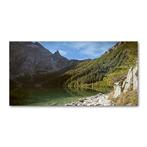 Tirages sur toile paysage vert Tulup 100x50 cm décoration murale Oeil De La Mer