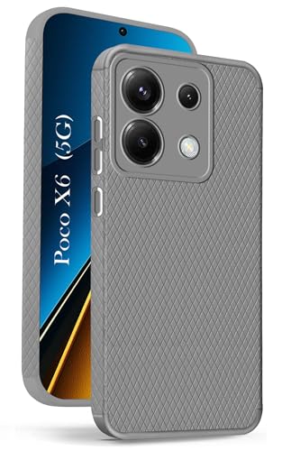 Image of Jkobi Back Cover Case for Poco X6 5G (Liquid Silicone | Side Grip | Camera Protection)