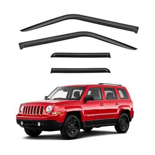 Image of Rain Guards Window Visor for 2007-2018 Jeep Patriot Out-Channel