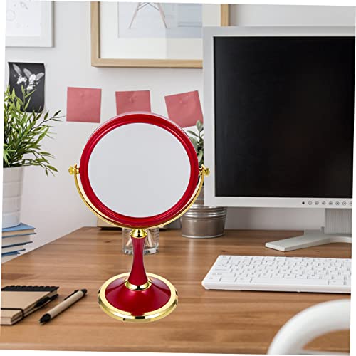 Miroir de table pour maquillage et coiffure au design multifonction