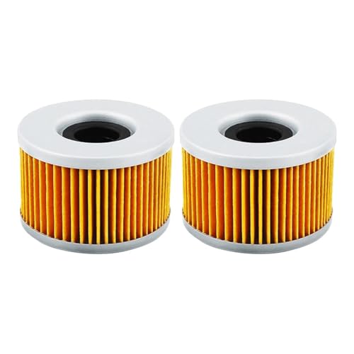 �I�[�g�o�C���i�I�C���t�B���^�[ CM250 CM400 CM450E CMX 450 Rebel CX400 CX500 Custom CX650 Gl500 Silverwing GL650(2 pcs yellow)
