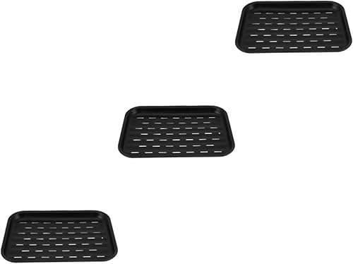 3 piezas de parrilla de placa de parrilla Accesorios para parrilla al aire libre Placa de barbacoa de acero Parrilla interior Accesorios de ahumador