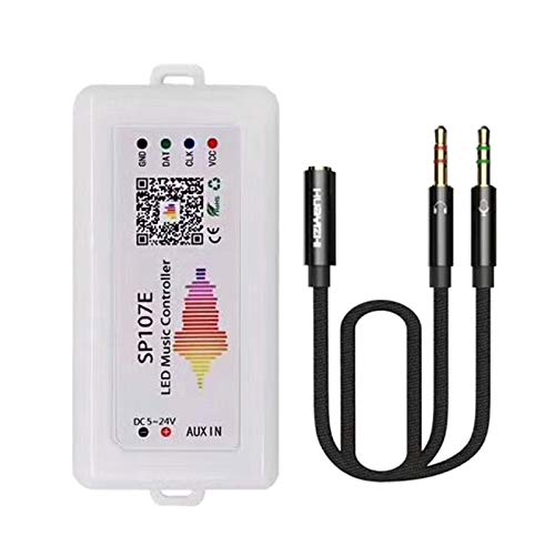 Lopbinte WiFi RGB SP107E IC SPI Musik Controller FüR WS2812 SK6812 SK9822 RGBW APA102 LPD8806 WS2815 Strip DC5-24V